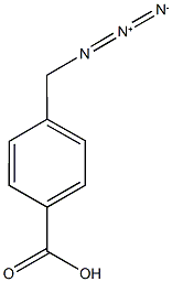 4-(迭氮基甲基)苯甲酸, 79584-03-5, 结构式