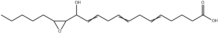 13-hydroxy-14,15-epoxyeicosa-5,8,11-trienoic acid Struktur