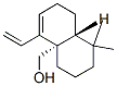 4a(2H)-Naphthalenemethanol,5-ethenyl-1,3,4,7,8,8a-hexahydro-1,1-dimethyl-,(4aS,8aR)-(9CI) Structure