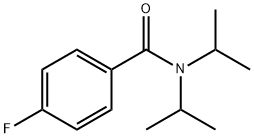 N,N-二异丙基-4-氟苯甲酰胺 结构式