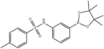 3-(TOLUENE-4-SULFONYLAMINO)PHENYLBORONIC ACID, PINACOL ESTER Struktur
