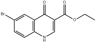 4-羟基-6-溴喹啉-3-羧酸乙酯, 79607-23-1, 结构式