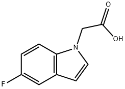 (5-FLUOROINDOL-1-YL)ACETIC ACID Structure