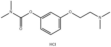 Phenol, m-(2-(dimethylamino)ethoxy)-, dimethylcarbamate, monohydrochlo ride,79611-86-2,结构式