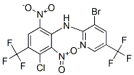 3-bromo-N-[3-chloro-2,6-dinitro-4-(trifluoromethyl)phenyl]-5-(trifluor omethyl)pyridin-2-amine,79614-73-6,结构式
