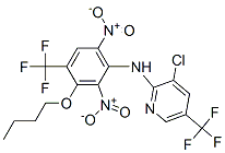 2-Pyridinamine, N-(3-butoxy-2,6-dinitro-4-(trifluoromethyl)phenyl)-3-c hloro-5-(trifluoromethyl)- Struktur