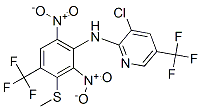 3-chloro-N-[3-methylsulfanyl-2,6-dinitro-4-(trifluoromethyl)phenyl]-5- (trifluoromethyl)pyridin-2-amine 化学構造式