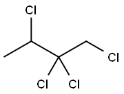 1,2,2,3-Tetrachlorobutane 结构式