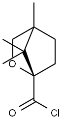 2-Oxabicyclo[2.2.1]heptane-1-carbonyl chloride, 4,7,7-trimethyl-, (1S)- (9CI) Struktur