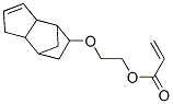 2-propenoic acid,2-[(3a,4,5,6,7,7a-hexahydro-4,7-methano-1h-inden-5-yl)oxy]ethyl ester Struktur