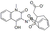 2-[4-hydroxy-1-methyl-2-oxo-3(1H)-quinolylazo-(p-phenylene)sulphonyl]ethyl acetate|