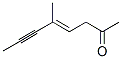 4-Octen-6-yn-2-one, 5-methyl- (9CI) Struktur