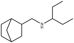 Bicyclo[2.2.1]heptane-2-methanamine, N-(1-ethylpropyl)- (9CI) Struktur
