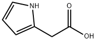 吡咯-2-乙酸, 79673-53-3, 结构式