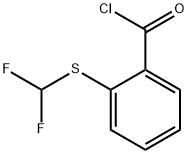 2-(DIFLUOROMETHYLTHIO)BENZOYL CHLORIDE Structure