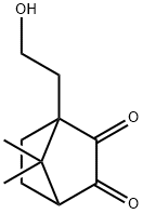 Bicyclo[2.2.1]heptane-2,3-dione, 1-(2-hydroxyethyl)-7,7-dimethyl- (9CI) Structure