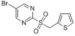 2-(2-thenyl)sulfonyl-5-bromopyrimidine 结构式