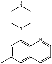 Quinoline, 6-methyl-8-(1-piperazinyl)- (9CI),796851-63-3,结构式