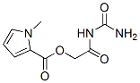 1H-Pyrrole-2-carboxylicacid,1-methyl-,2-[(aminocarbonyl)amino]-2-oxoethylester(9CI) Structure