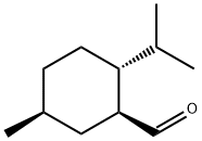 Cyclohexanecarboxaldehyde, 5-methyl-2-(1-methylethyl)-, (1S,2R,5S)- (9CI) Struktur