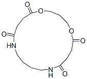 1,5-Dioxa-10,15-diazacyclononadecane-6,9,16,19-tetrone 结构式