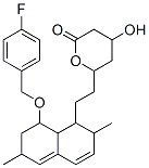 79691-18-2 6-(2-(8-((4-fluorobenzyl)oxy)-1,2,6,7,8,8a-hexahydro-2,6-dimethyl-1-naphthyl)ethyl)-4-hydroxy-3,4,5,6-tetrahydro-2H-pyran-2-one