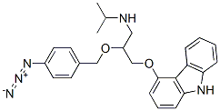 4-azidobenzylcarazolol Structure