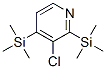 Pyridine, 3-chloro-2,4-bis(trimethylsilyl)- (9CI) Struktur