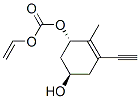 Carbonic acid, ethenyl (1S,5R)-3-ethynyl-5-hydroxy-2-methyl-2-cyclohexen-1-yl ester (9CI) 化学構造式
