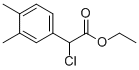 2-CHLORO-2-(3,4-DIMETHYLPHENYL)-ACETIC ACID ETHYL ESTER,79714-32-2,结构式