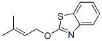 Benzothiazole, 2-[(3-methyl-2-butenyl)oxy]- (9CI),79714-85-5,结构式