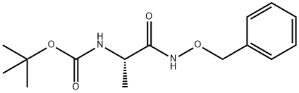 N-BOC-L-ALA-NHOBN Struktur