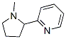 dl-2-(1-Methyl-2-pyrrolidinyl)pyridine Structure