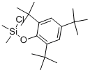 2,4,6-トリ-tert-ブチルフェノキシジメチルクロロシラン 化学構造式
