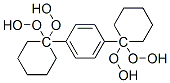 1,1'-(1,4-フェニレン)ジシクロヘキシルジヒドロペルオキシド 化学構造式