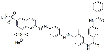 79770-26-6 disodium 7-[[4-[[4-[[4-(benzoylamino)benzoyl]amino]-o-tolyl]azo]phenyl]azo]naphthalene-1,3-disulphonate