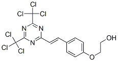 2-[4-[2-[4,6-bis(trichloromethyl)-1,3,5-triazin-2-yl]vinyl]phenoxy]ethanol,79771-30-5,结构式