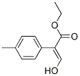 Benzeneacetic acid, alpha-(hydroxymethylene)-4-methyl-, ethyl ester, (alphaE)- (9CI) 化学構造式