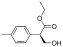 Benzeneacetic acid, alpha-(hydroxymethyl)-4-methyl-, ethyl ester, (alphaR)- (9CI) Structure