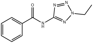 Benzamide, N-(2-ethyl-2H-tetrazol-5-yl)- (9CI) 化学構造式
