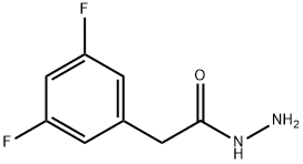 3,5-二氟苯乙酰肼 结构式