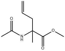 4-Pentenoic  acid,  2-(acetylamino)-2-methyl-,  methyl  ester 结构式