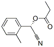 Benzeneacetonitrile, 2-methyl-alpha-(1-oxopropoxy)-, (alphaS)- (9CI) Structure