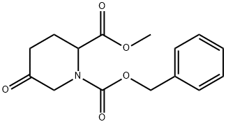 1-Cbz-5-oxo-piperidine-2-carboxylic acid methyl ester Structure