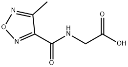 [(4-METHYL-FURAZAN-3-CARBONYL)-AMINO]-ACETIC ACID,797806-70-3,结构式