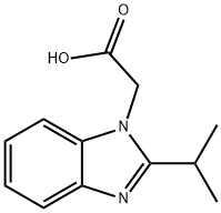 (2-ISOPROPYL-BENZOIMIDAZOL-1-YL)-ACETIC ACID Struktur