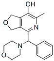 1,3-dihydro-6-methyl-4-(morpholinobenzyl)furo[3,4-c]pyridin-7-ol Structure