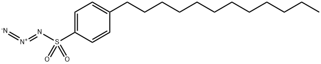 ドデシルベンゼンスルホニルアジド (ソフト型) (混合物) 化学構造式