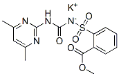 methyl o-[[[[(4,6-dimethyl-2-pyrimidinyl)amino]carbonyl]amino]sulphonyl]benzoate, monopotassium salt|