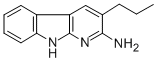 2-Amino-3-propyl-9H-pyrido(2,3-b)indole,79801-90-4,结构式